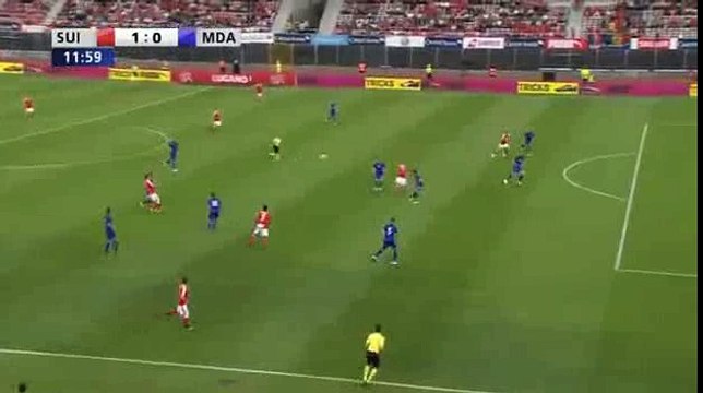 Blerim Dzemaili Goal 1-0 Switzerland vs Moldova