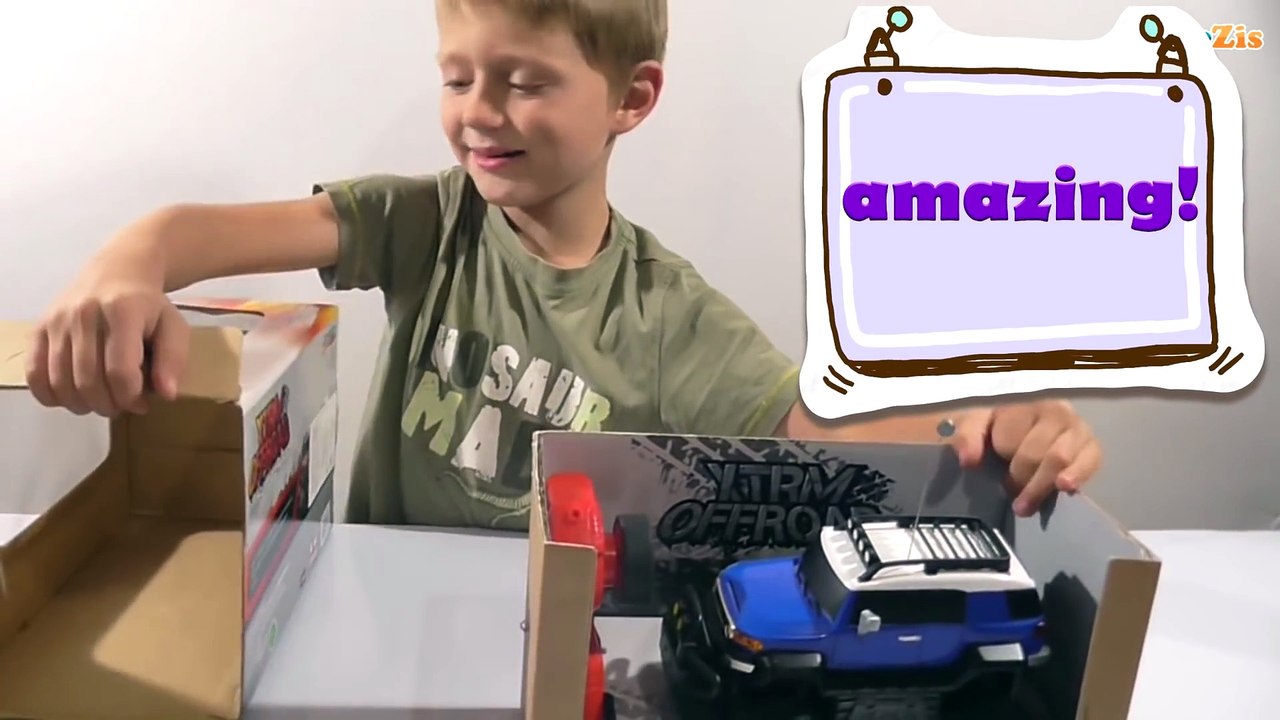 Monster Truck. Video for children – unboxing toy trucks. Trucks for kids. Cars Toys Review Episode 9