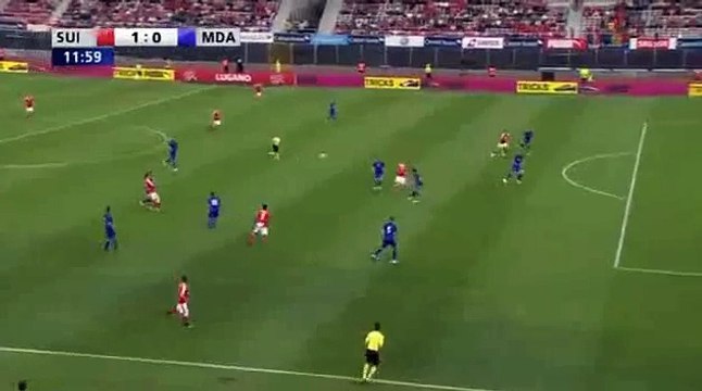 Blerim Dzemaili Goal 1-0 Switzerland vs Moldova 03.06.2016