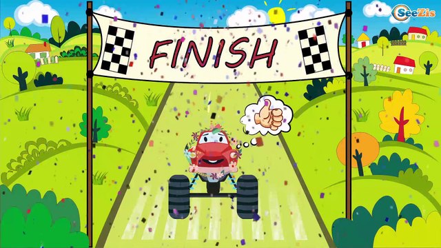 Truck. Monster Trucks & Racing Car Race. Fire Truck & Building Vehicles. Car Cartoons for children