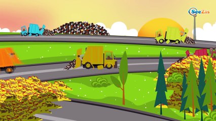 Cars Cartoons. Garbage Truck Cleanery. Purity Planet and important duty. Compilation 1-12. Season 1
