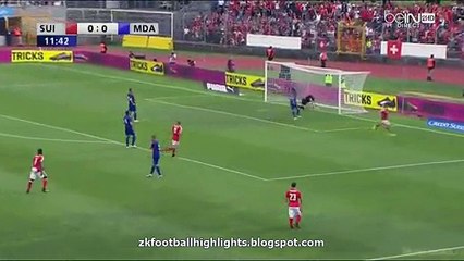 1-0 Blerim Džemaili Goal HD - Switzerland 1-0 Moldova 03.06.2016 HD