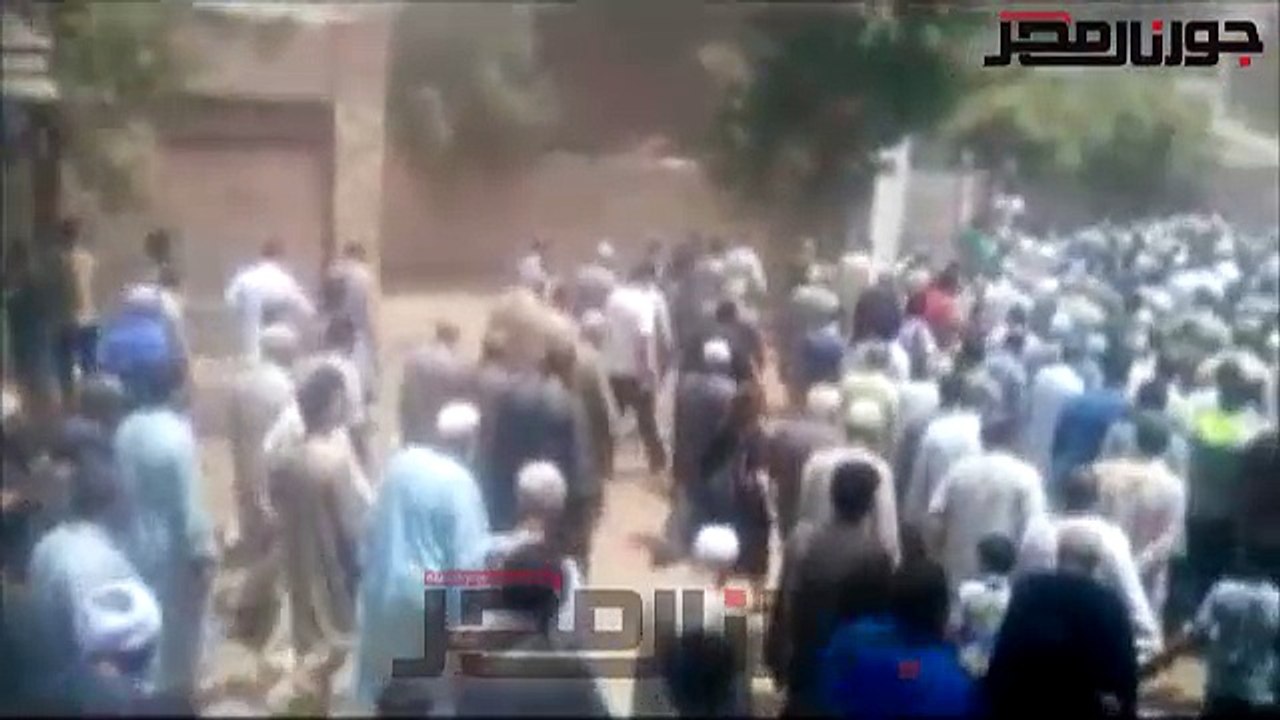 شاهد جنازة شاهندة مقلد بالمنوفية