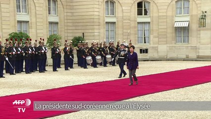 Visite officielle de la présidente sud-coréenne Park Geun-hye à l'Elysée