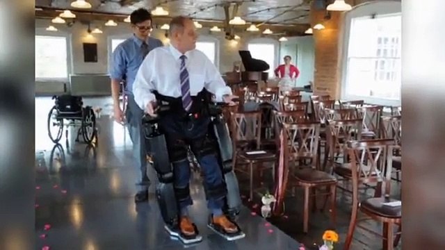 pai realiza o sonho de levar a filha ao altar