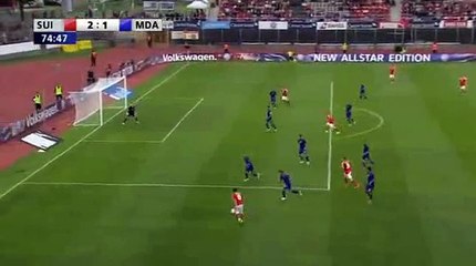 Admir Mehmedi Goal 2-1 Switzerland vs Moldova 03.06.2016