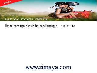 Modern Fashion Earrings Rule Fashion Wave