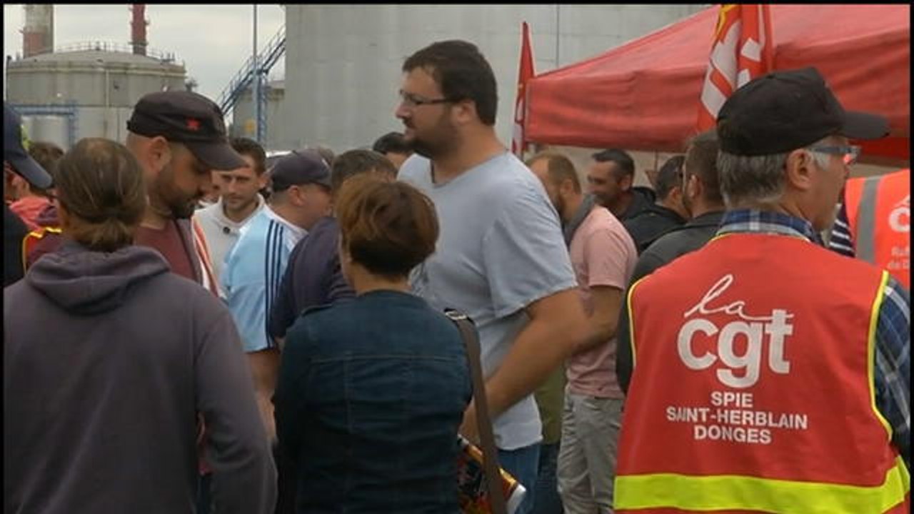 La CGT reconduit la grève à la raffinerie de Donges - Le 03/06/2016 à 20:00