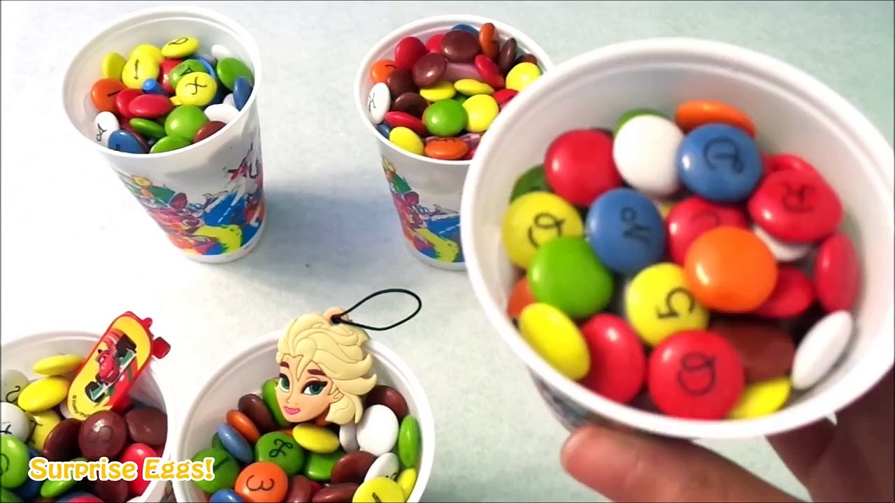 M&M's Surprise Toys Hide and Seek - PEPPA PIG MINIONS Toys | SurpriseEggsChannel!