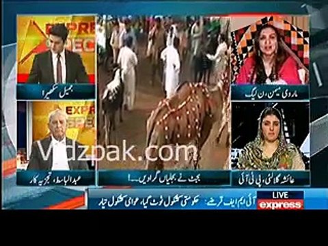 Marvi sahiba aapne diapers per bhi tax lagadiya :- Anchor - Diapers gareeb aadmi use nahi karte :- Marvi Memon replies