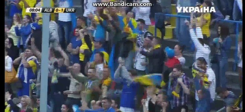 Taras Stepanenko Goal- Albania 0-1 Ukraine - 03-06-2016