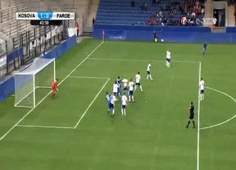 Albert Bunjaku Goal 1-0 Kosovo vs Faroe Islands