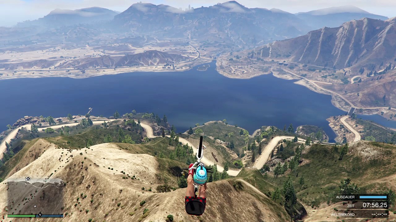 Grand Theft Auto V bmx fly