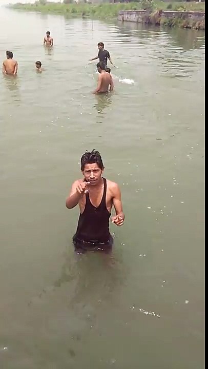 India's bathing fun