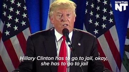 Donald Trump Wants Hillary Clinton Arrested