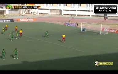 La demi-volée d'Edgar Salli - Mauritanie vs Cameroun (0-1) | Qualifications CAN 2017