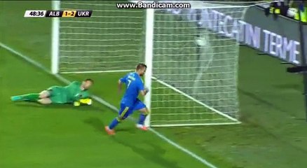 Yarmelenko GOAL (1:2)  Albania vs Ukraine (2016.06.03)