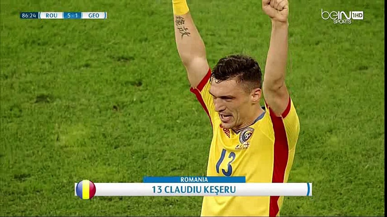 Claudiu Keseru Goal HD - Romania 5-1 Georgia - 03-06-2016 Friendly Match