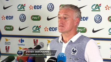 Bleus - Deschamps : "Un potentiel offensif très intéressant"