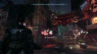 Batman arkham knight: tumbler batmobile and arkham asylum skin gameplay