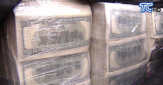 20 millones de dólares falsos decomisados en dos meses