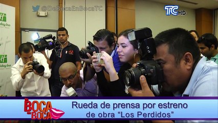 Rueda de prensa por estreno de obra “Los Perdidos”