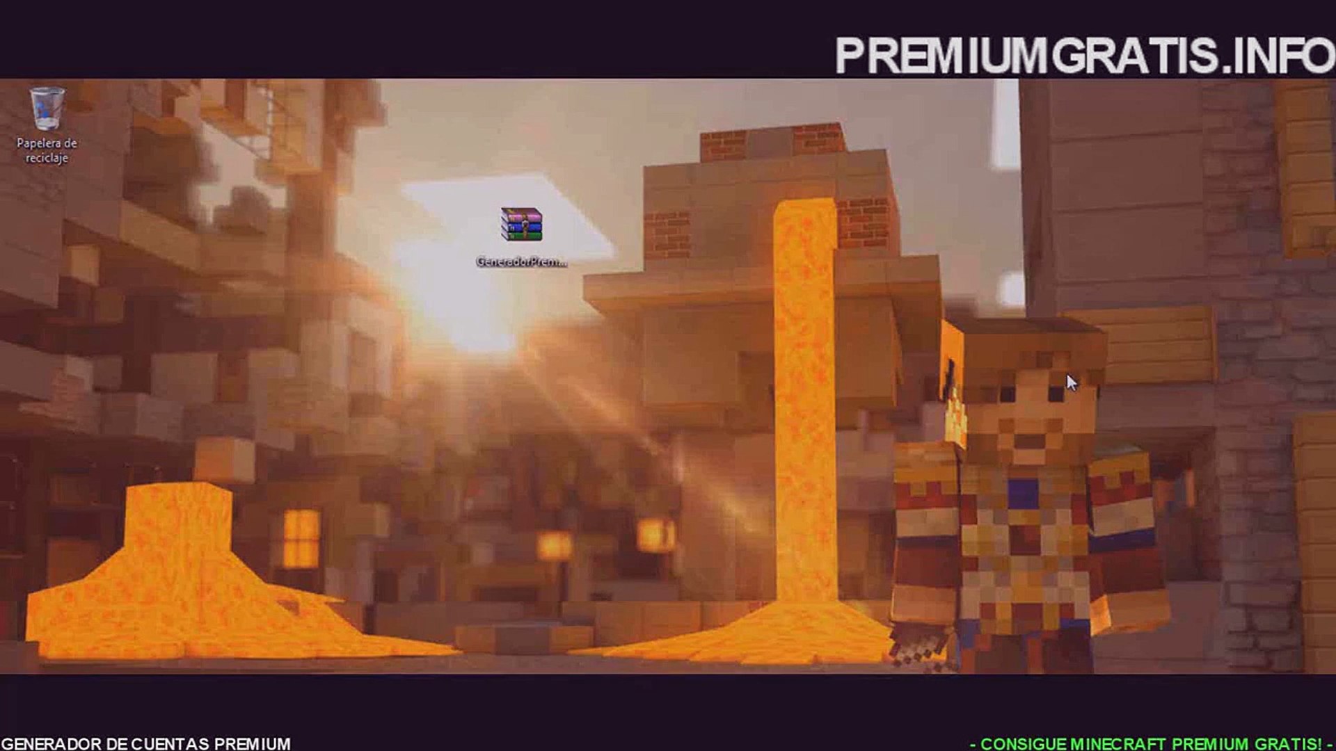 Como descargar Minecraft Premium gratis en Español - video Dailymotion