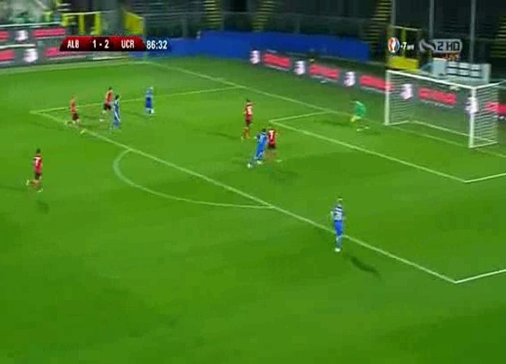Yevheniy Konoplyanka Goal 1-3 Albania vs Ukraine