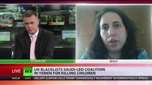 UN blacklists Saudi-led coalition for 'killing & maiming' children in Yemen