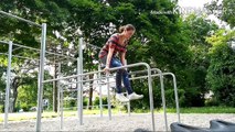 ★Street workout~handstanding//Longboard ride//beautiful day//Slovakia★