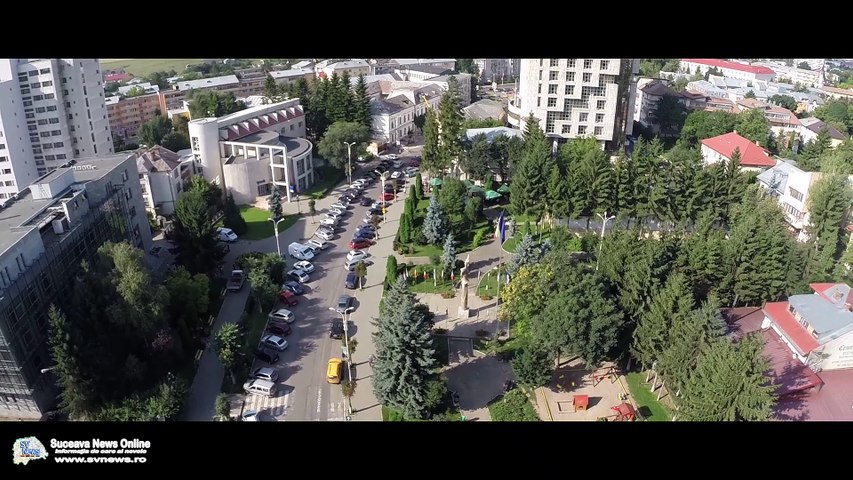 Municipiul Suceava (filmare aeriană)