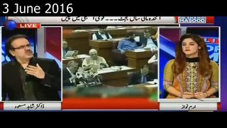 Live With Dr Shahid Masood 3 June 2016 Ary News