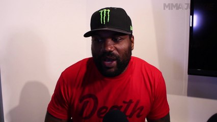 Quinton 'Rampage' Jackson media day scrum at Viacom's Los Angeles office