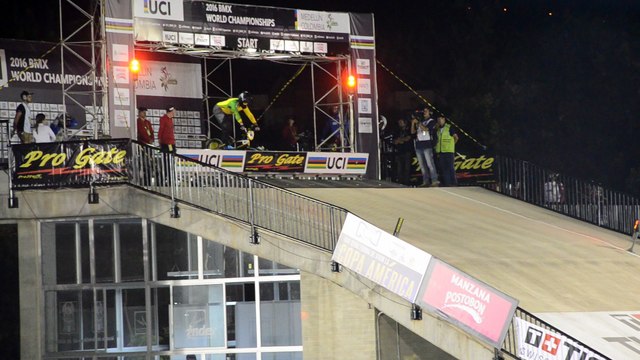 DSC_1636 Anton Dean MEDELLIN UCI BMX WORLD CHAMPIONSHiP 2016 TT/Qualifications