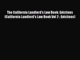EBOOKONLINEThe California Landlord's Law Book: Evictions (California Landlord's Law Book Vol