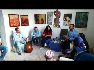 أغنية الأحرار - محمدالقطري برفقة مؤيد تهتموني - ملتقى فناني إربد - بيت نجم الدين - 2015.10.10