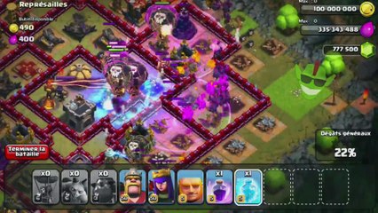 [EPIC] Attaque avec le Roi des GEANTS - Clash of Clans