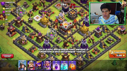 ¡ ATAQUE TODO MINEROS en Clash of Clans ! - ANTRAX ☣