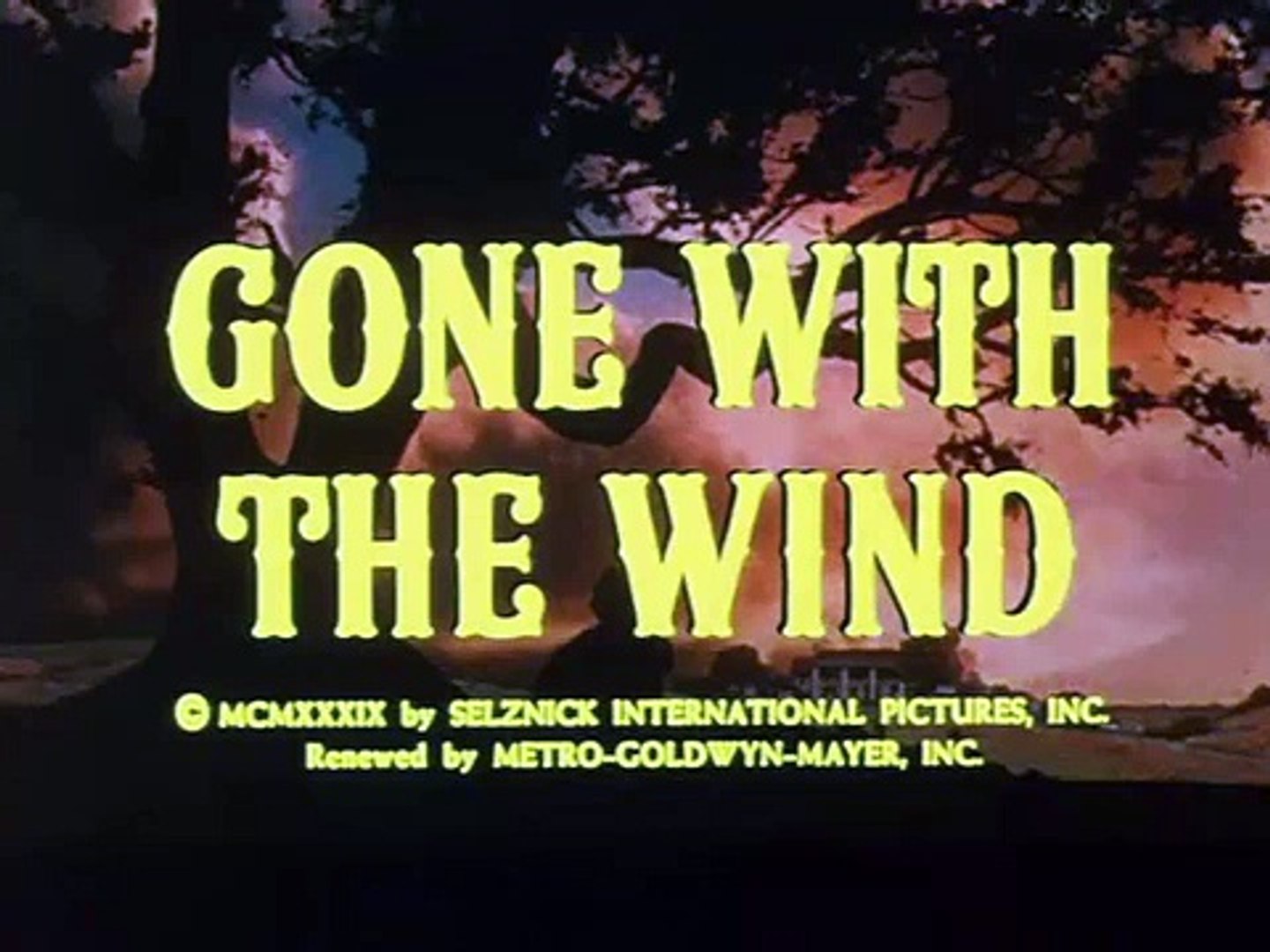 Leslie Howard Actor Gone With The Wind GWTW 1939 Trailer 70mm Re-Issue