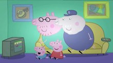 Peppa Pig. George's Racing Car. Mummy Pig and Daddy Pig and George Pig