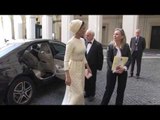 Roma - La Sheikha dello Stato del Qatar a Palazzo Chigi (03.06.16)