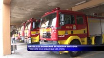 Hasta los bomberos se quedan sin agua