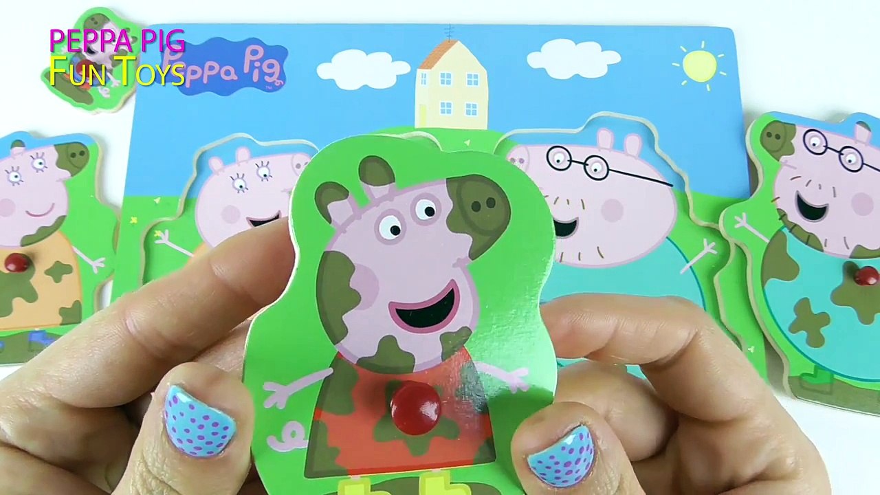 Peppa Pig and Family! Peppa Pig Muddy Puddle Puzzle