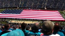 National Anthem / 2 F-15 Eagles Flyover at the 9/11/11 Jaguars vs. Titans Football Game