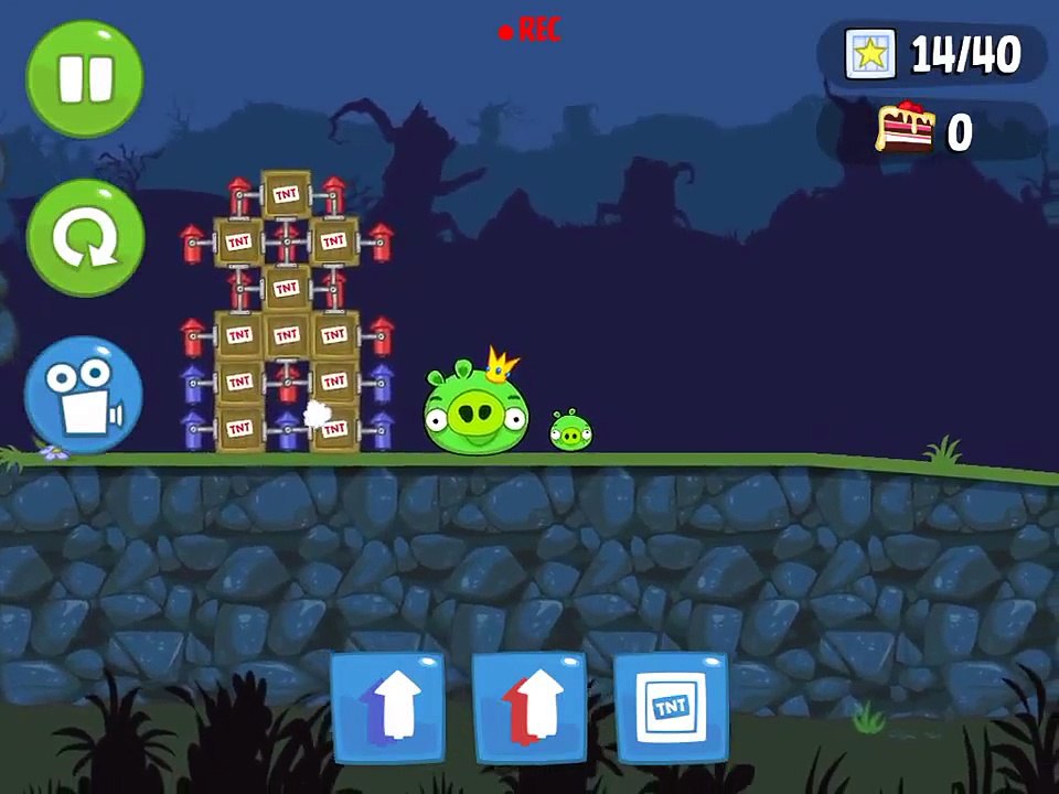 Bad Piggies : Field of Dreams. King Pig and Little Pig's Sick Exploding Rocket
