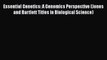 PDF Essential Genetics: A Genomics Perspective (Jones and Bartlett Titles in Biological Science)