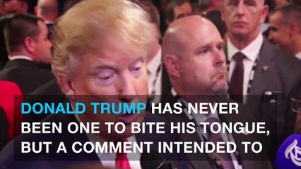 Trump calls out black man at rally: 'Look at my African American over here'