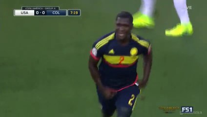 Cristian Zapata Goal - USA vs. Colombia (0-1) - Copa America - 04-06-2016