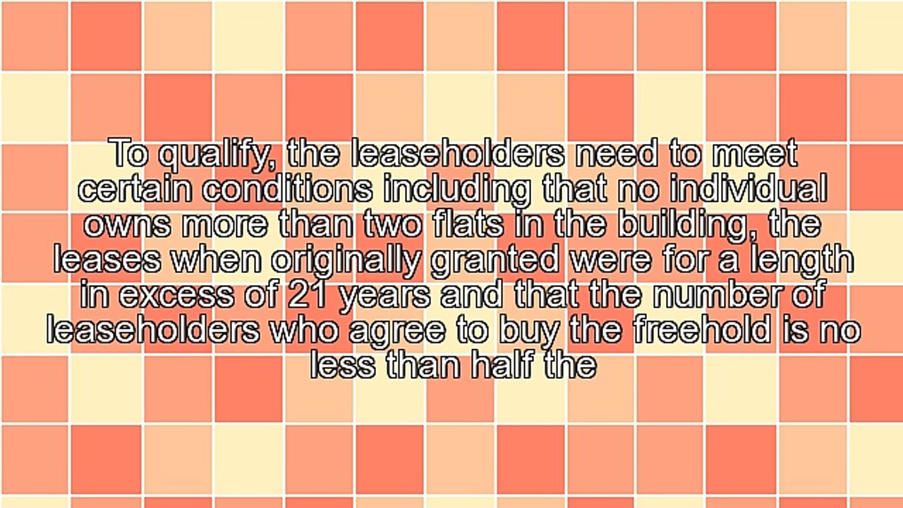 Buying Freeholds