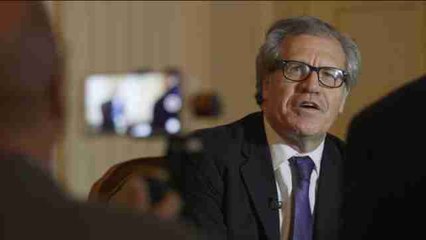 Almagro, "muy tranquilo", cree que la OEA estará "del lado correcto"